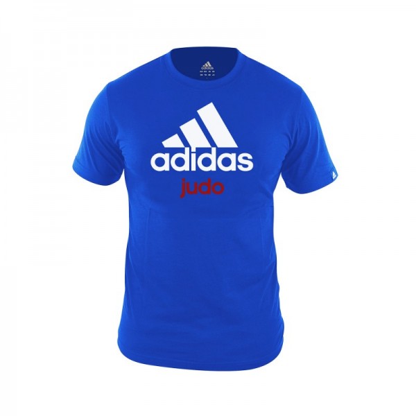 tee shirt adidas bleu